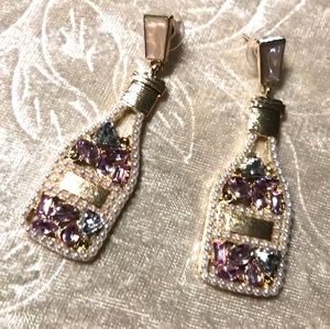 Sparkling Bottle Earrings
